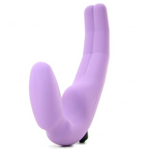 Wet For Her Sex Toy Four  Strapless Double Ended Vibrator - Purple